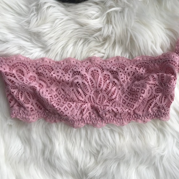 VS | Pink Lace Off Shoulder bra bralette dream - Picture 4 of 6